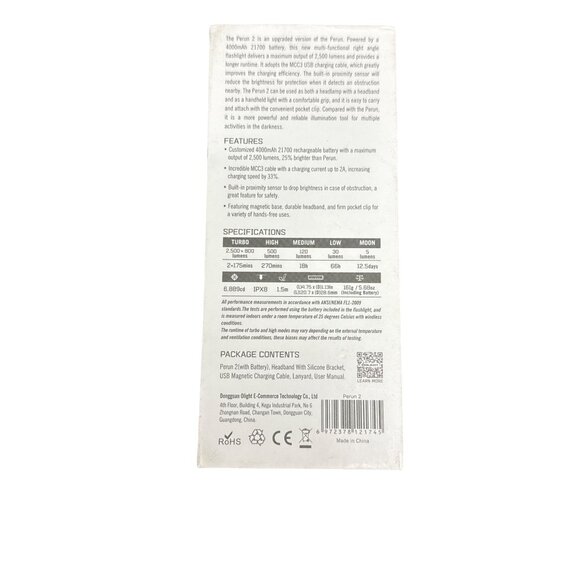 Olight Perun 2 Headlamp 2500 Lumens for EDC Light Camping Fishing NEW - Picture 7 of 7